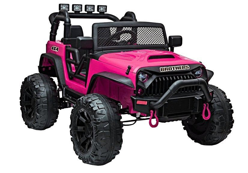 Auto na akumulator Jeep JC666 Brother - rozi/lakirani
