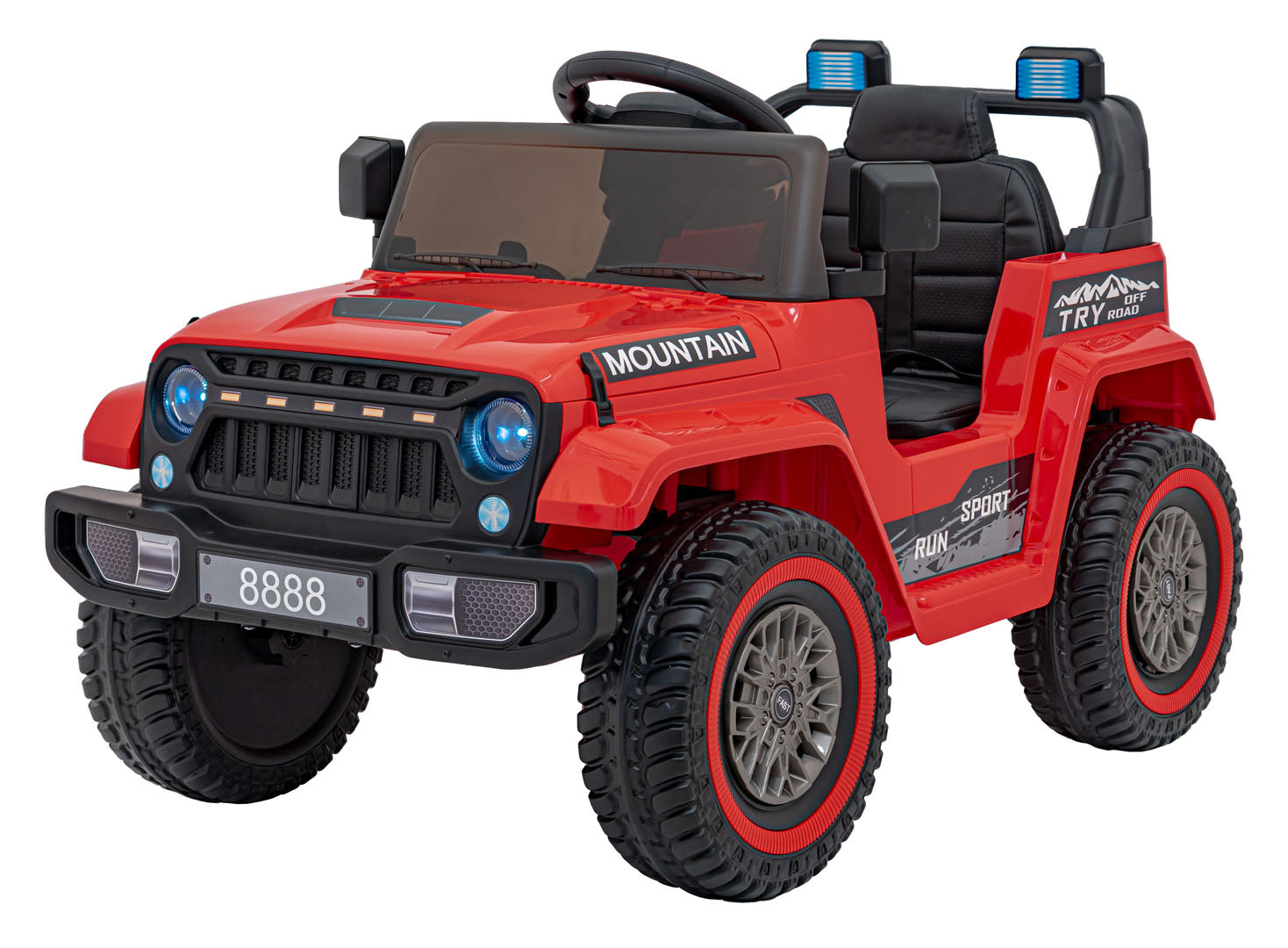 Auto na akumulator Off Road MOUNTAIN - crveni
