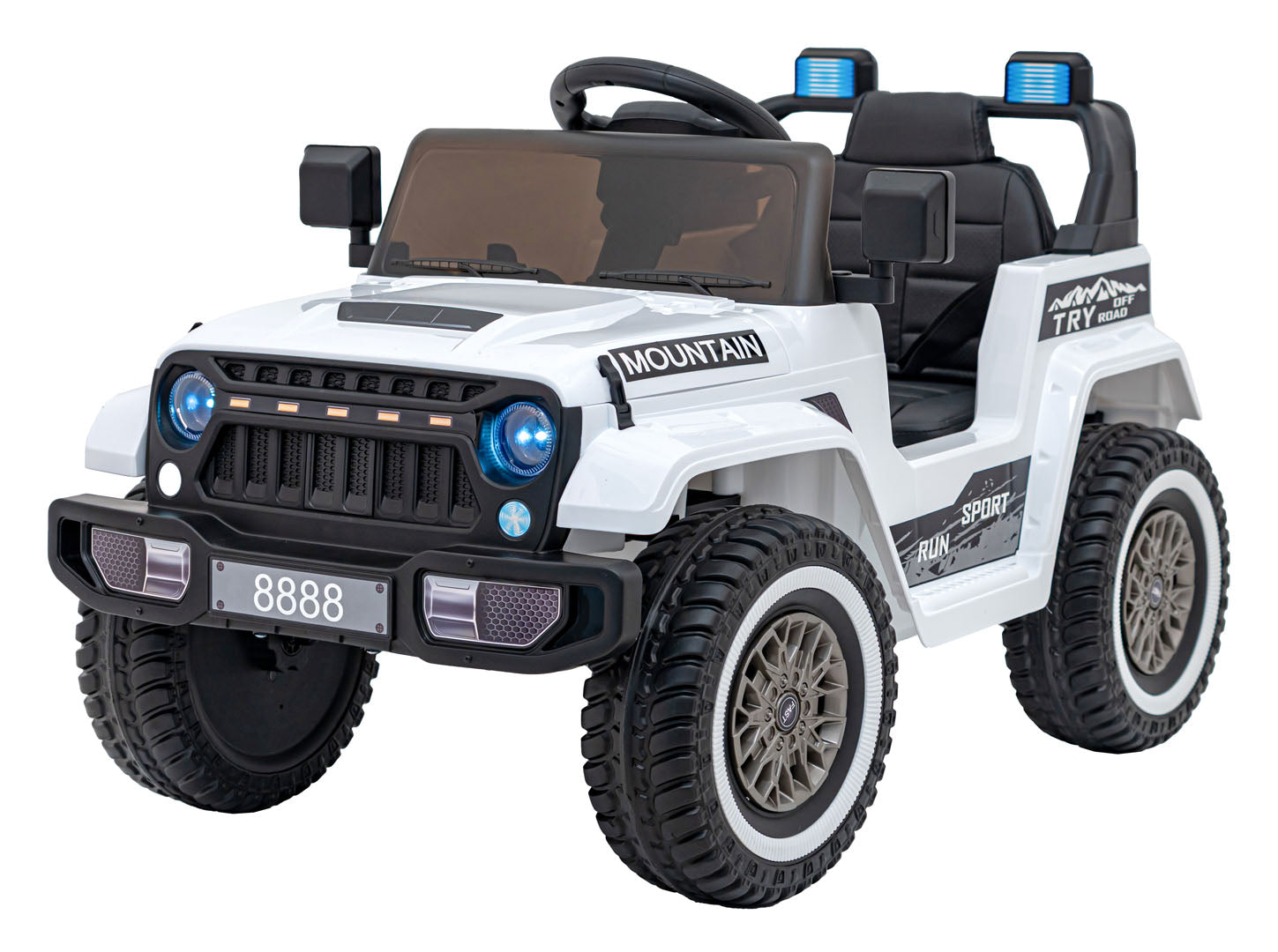 Auto na akumulator Off Road MOUNTAIN - bijeli