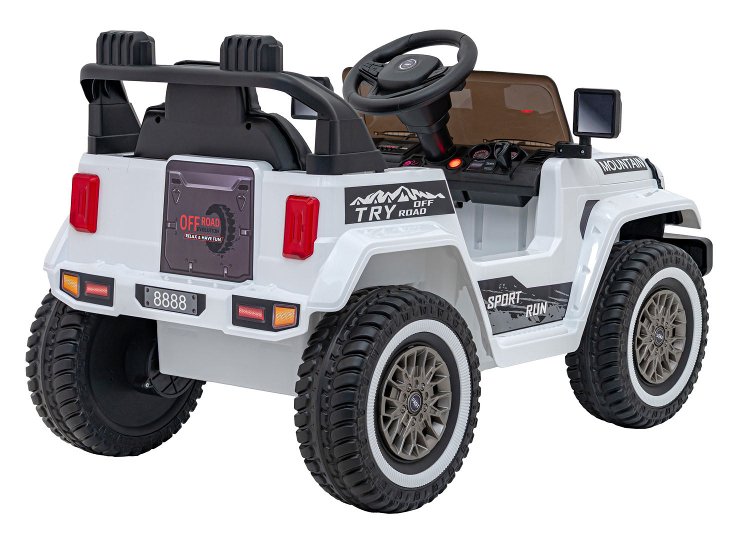 Auto na akumulator Off Road MOUNTAIN - bijeli