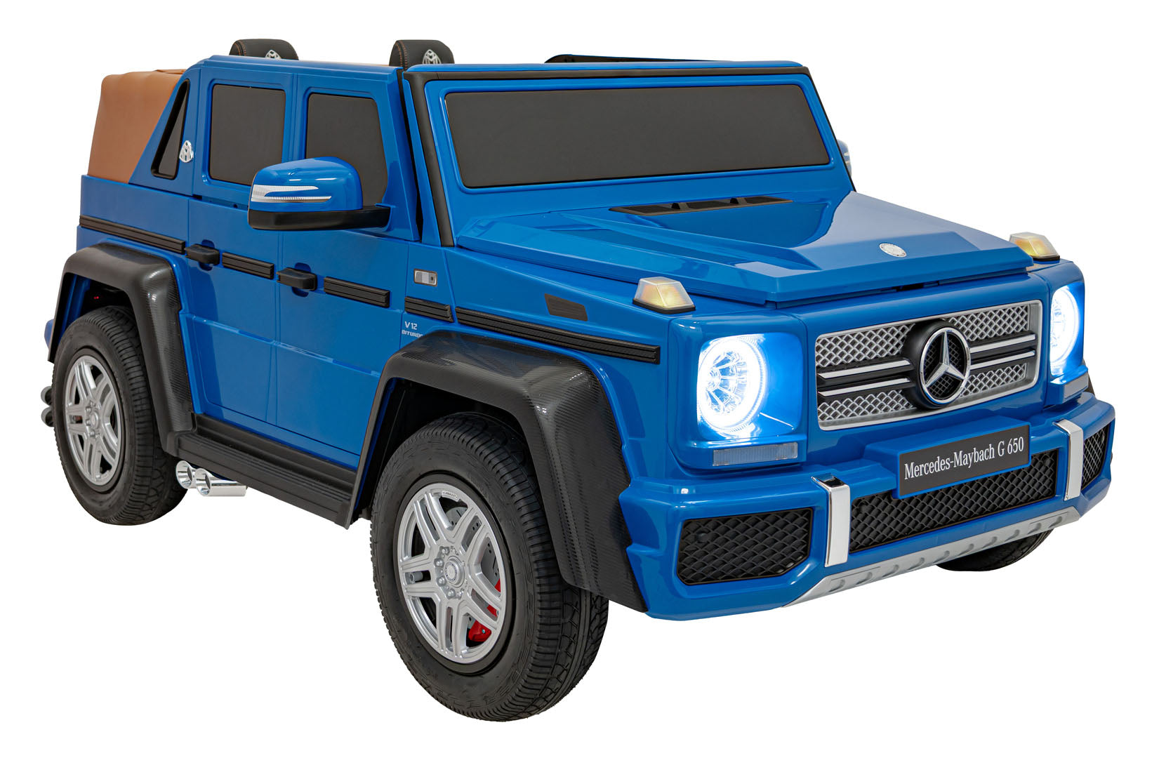 Licencirani auto na akumulator Mercedes Benz MAYBACH G650 4x4 - dvosjed - plavi
