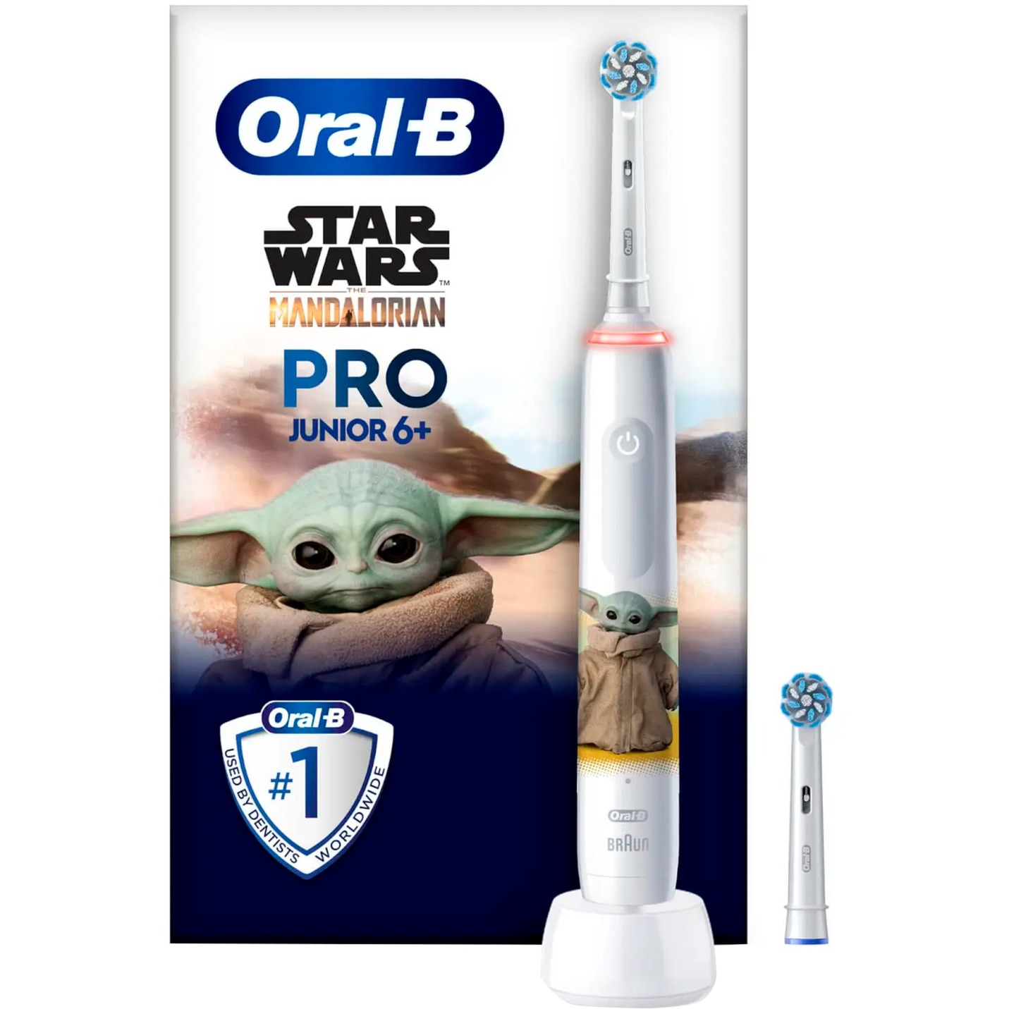 Oral-B PRO 14876674 električna četkica za zube Dječja Rotirajuća četkica za zube Višebojno, Bijelo