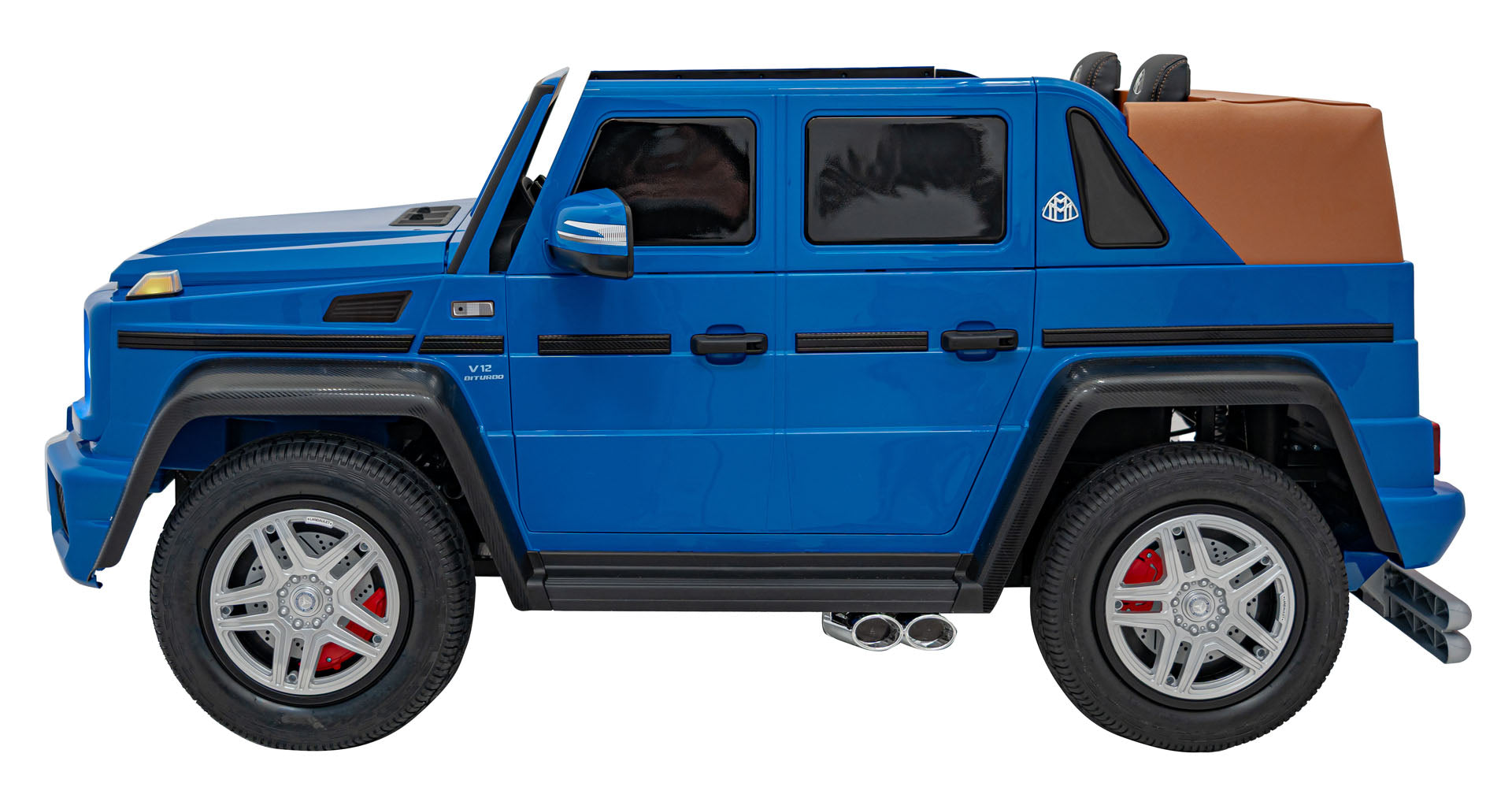 Licencirani auto na akumulator Mercedes Benz MAYBACH G650 STRONG - dvosjed - plavi