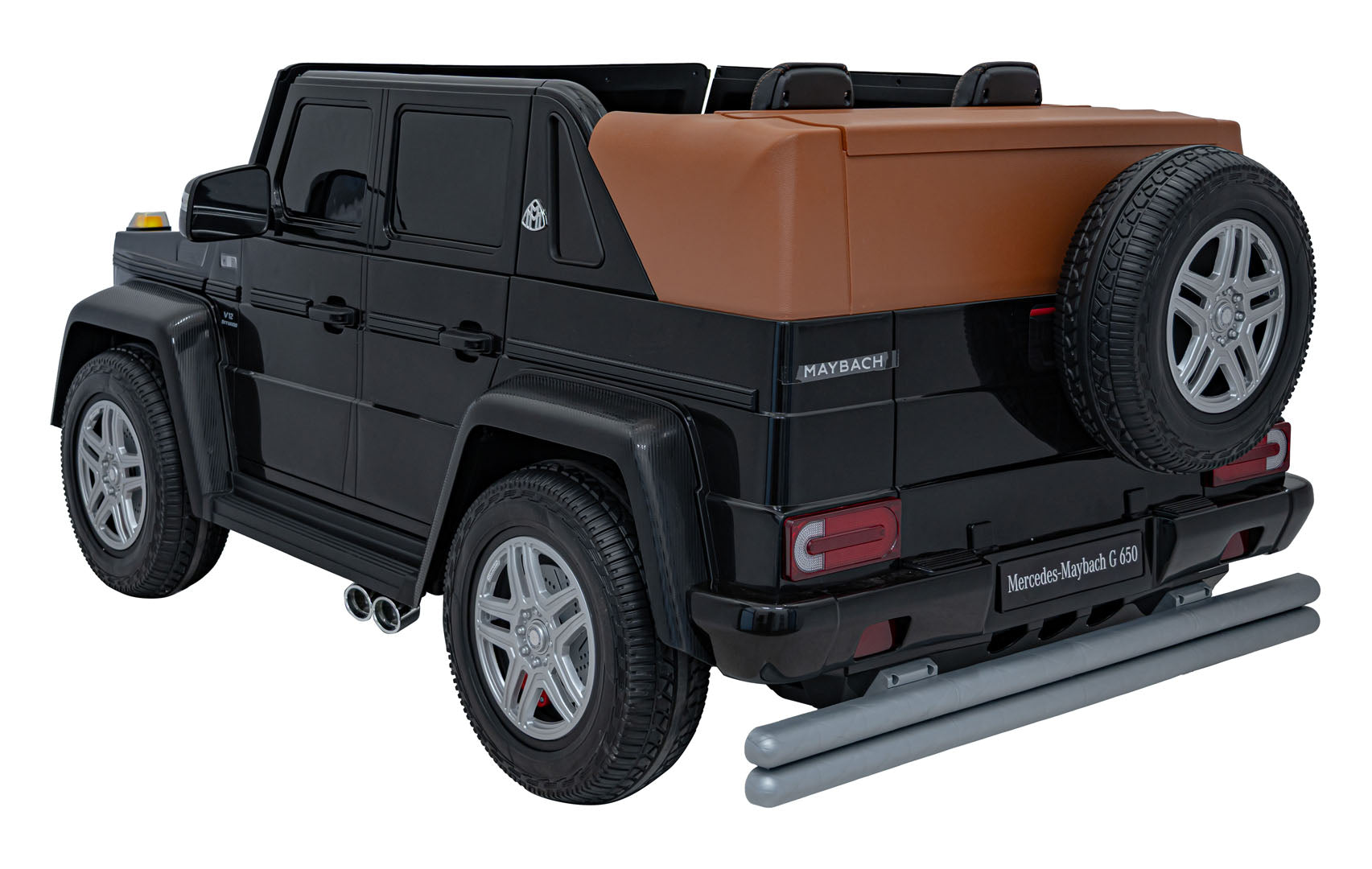 Licencirani auto na akumulator Mercedes Benz MAYBACH G650 STRONG - dvosjed - crni