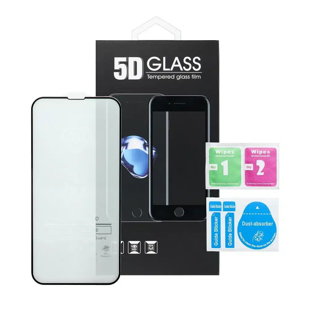 5D Full Glue kaljeno staklo za Xiaomi Redmi Note 14S - sa crnim rubom