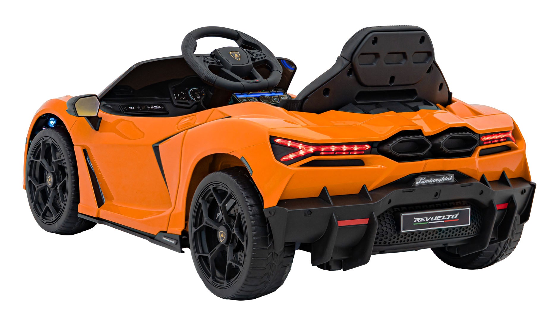 Licencirani auto na akumulator Lamborghini Revuelto 4x4 - narančasti