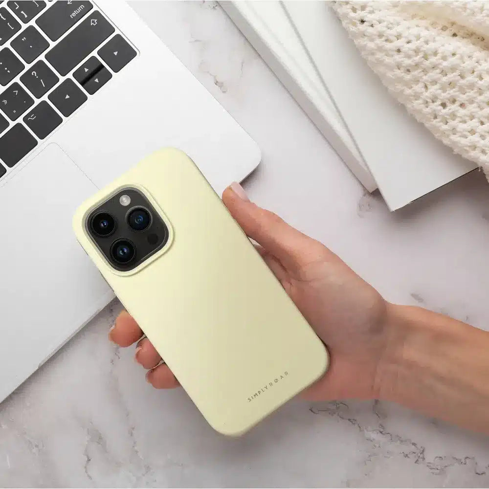 Roar Cloud-Skin Case – za iPhone 14 Light Yellow