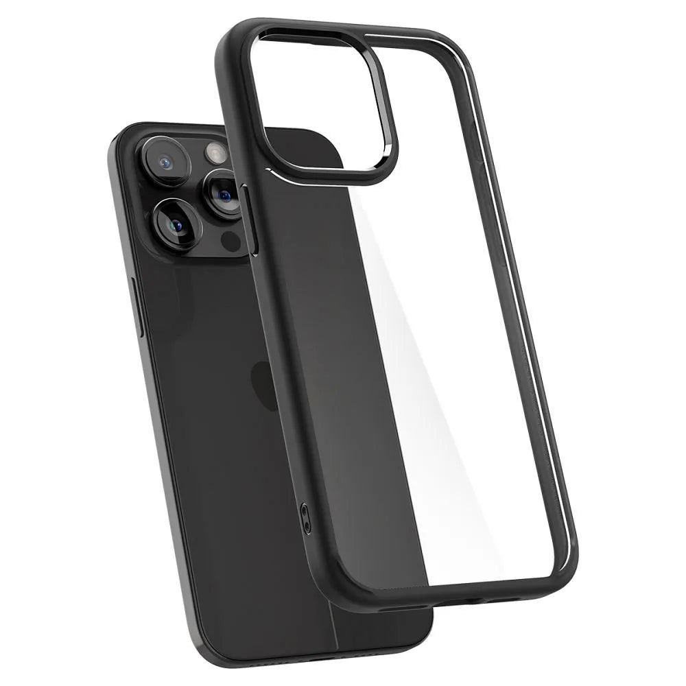 SPIGEN Ultra Hybrid maska za IPHONE 15 PRO MAX mat crna