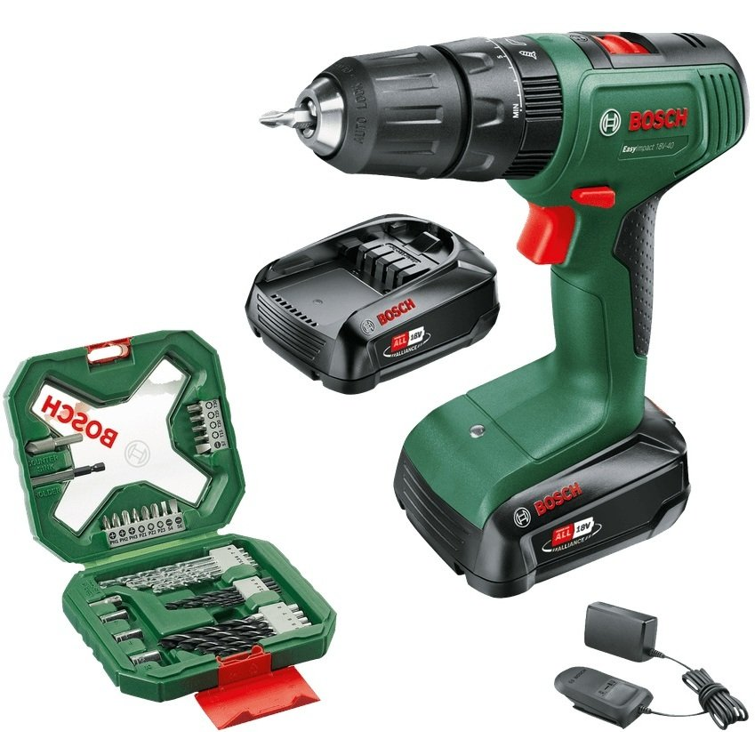 Bosch EasyImpact 18V 40 1630 RPM Bez ključa 1,4 kg Zeleno