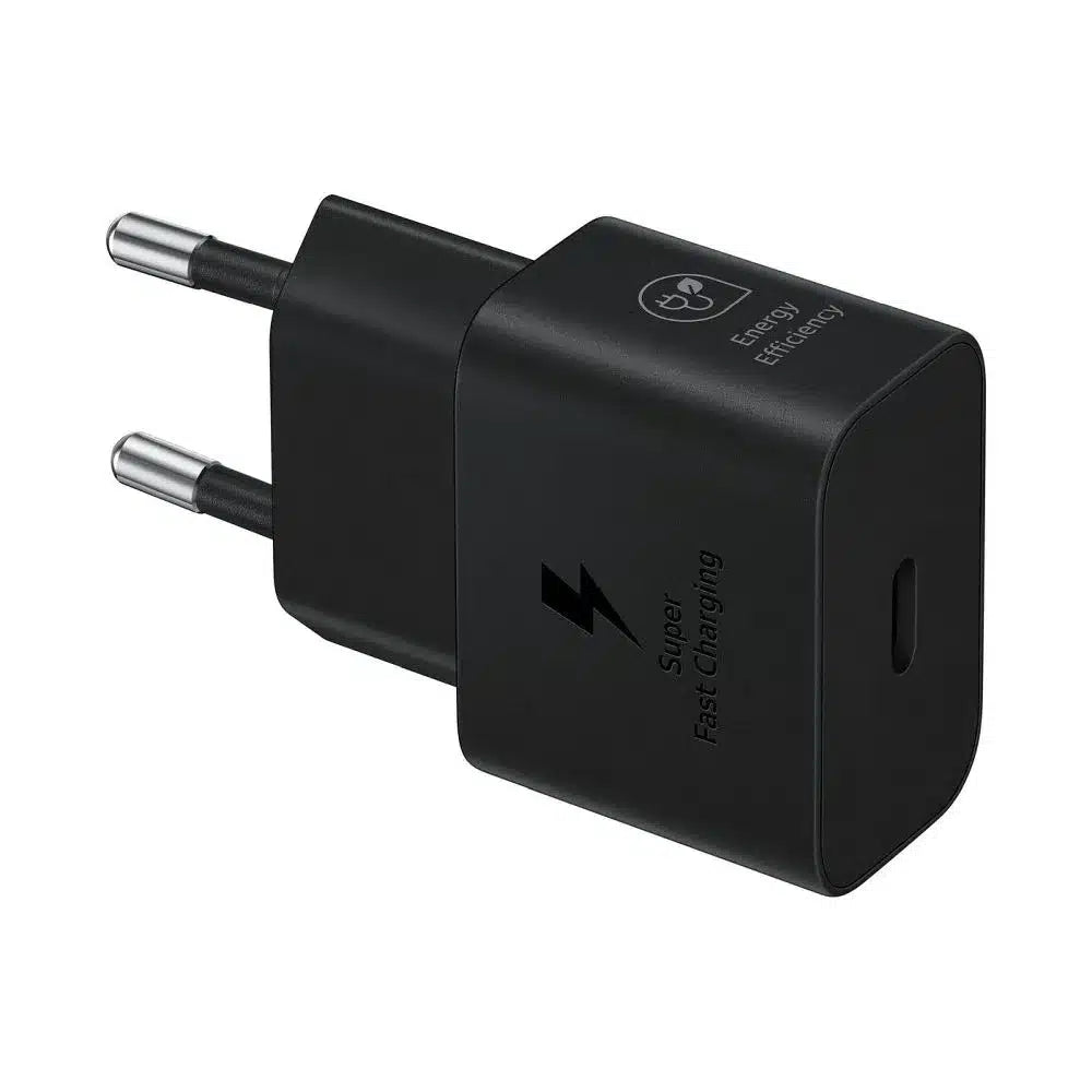 Originalni Samsung GaN super brzi punjač EP-T2510NBEGEU mrežni punjač USB Type C 3A 25W crni