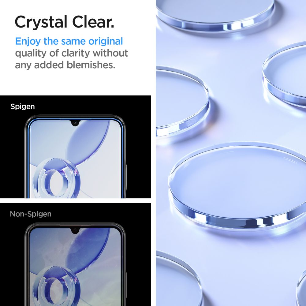 SPIGEN GLAS.TR SLIM KALJENO STAKLO 2-kom ZA XIAOMI REDMI NOTE 12 5G / POCO X5 5G CLEAR