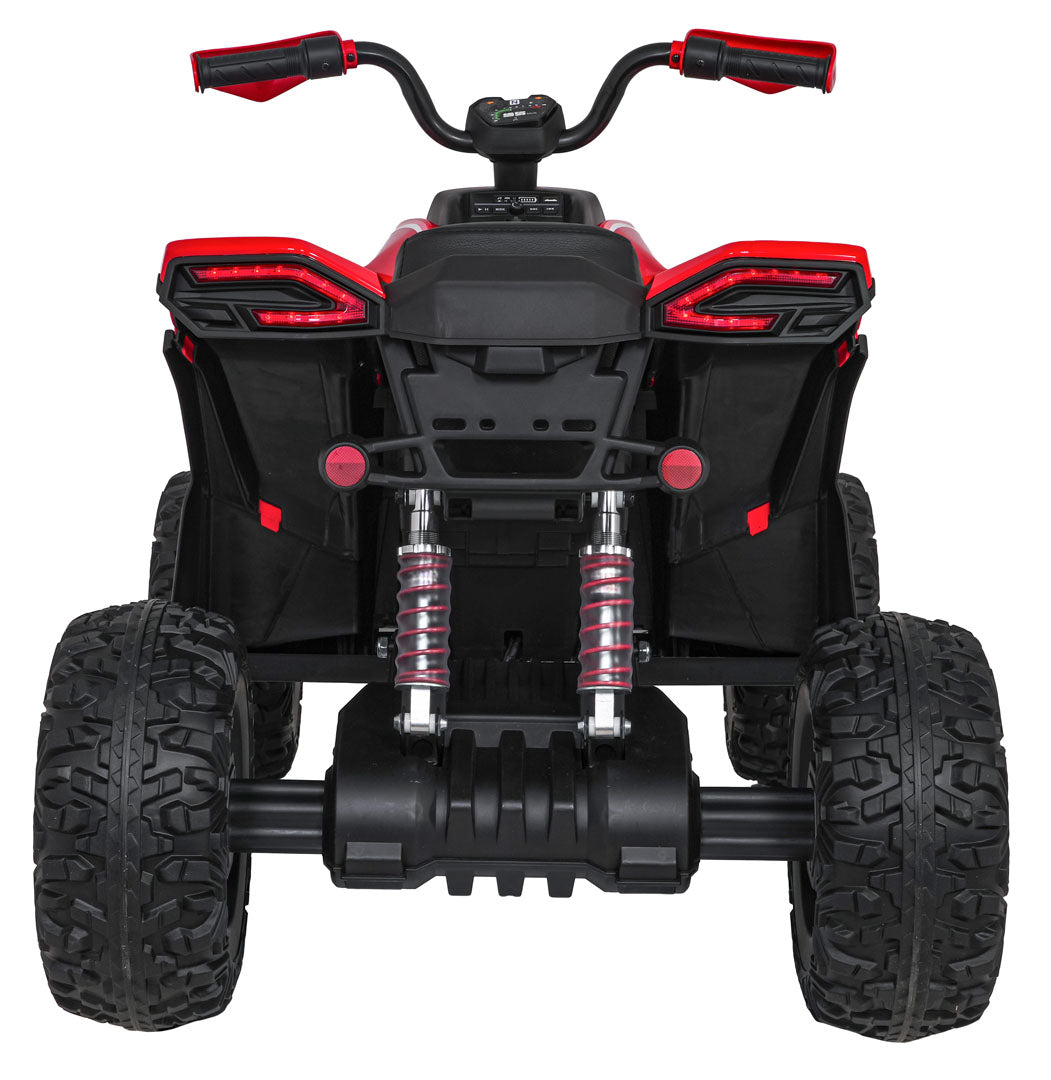 Quad na akumulator Fast Wheel 4x4 - crveni