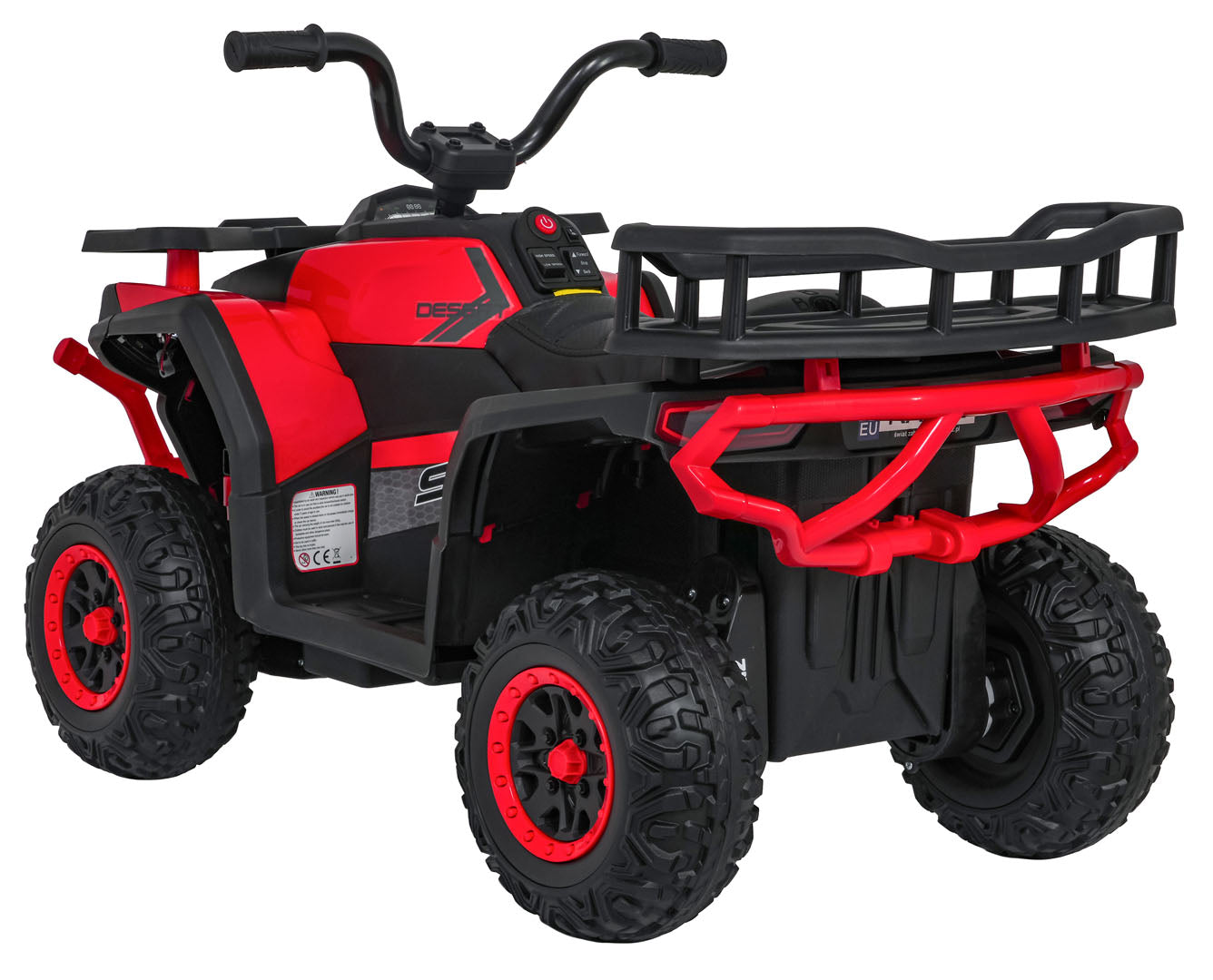 Quad na akumulator ATV Robust 01 4x4 - crveni