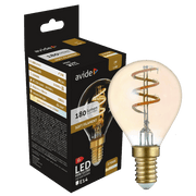Avide Žarulja,LED,3W,E14,2700K,230V AC,topla bijela svjetlost - Soft Filament Mini Globe 3W E14