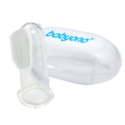 BabyOno Baby četkica za desni na prst, prozirna
