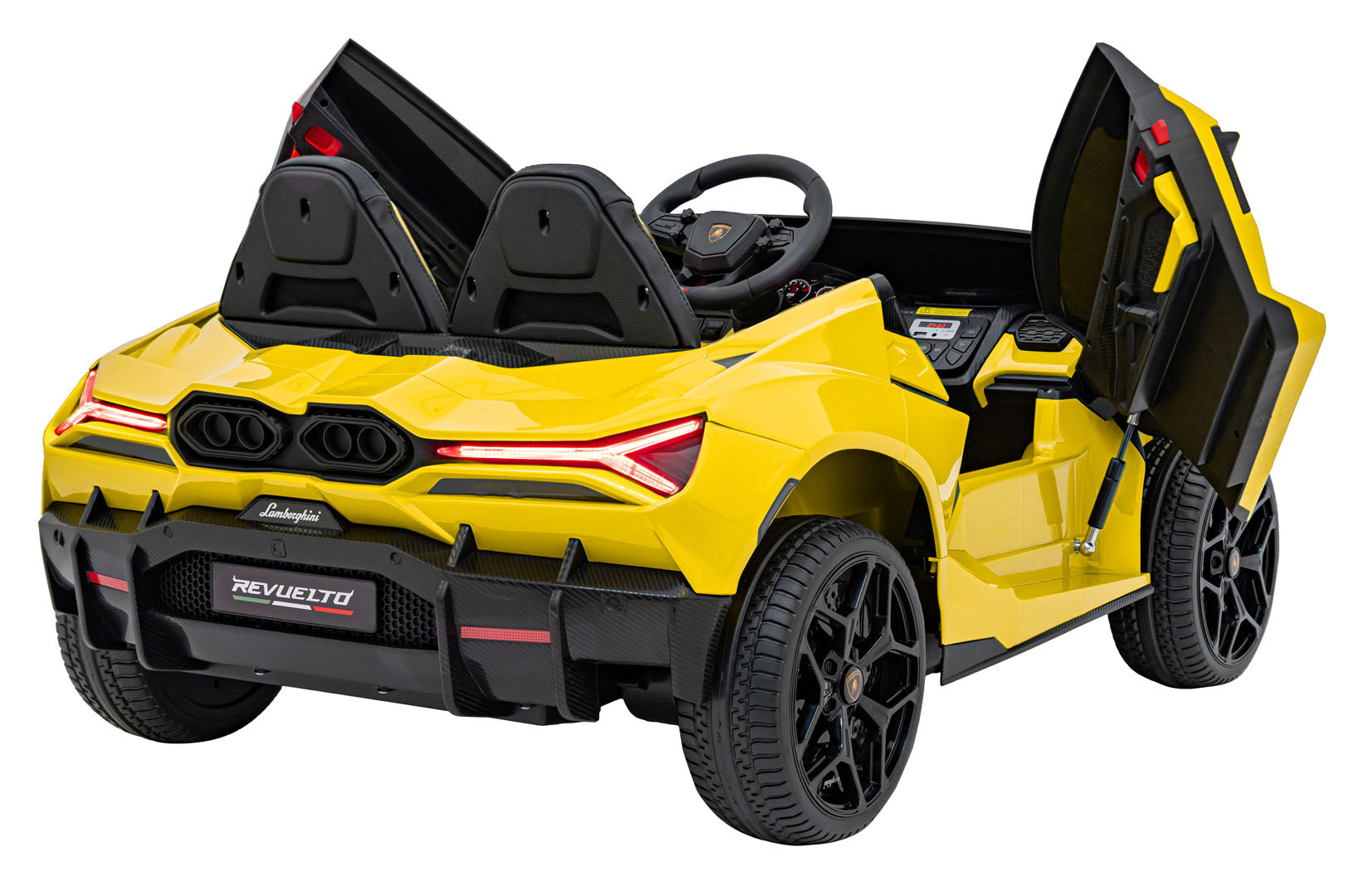 Licencirani auto na akumulator Lamborghini Revuelto XL 4x4 - dvosjed - žuti