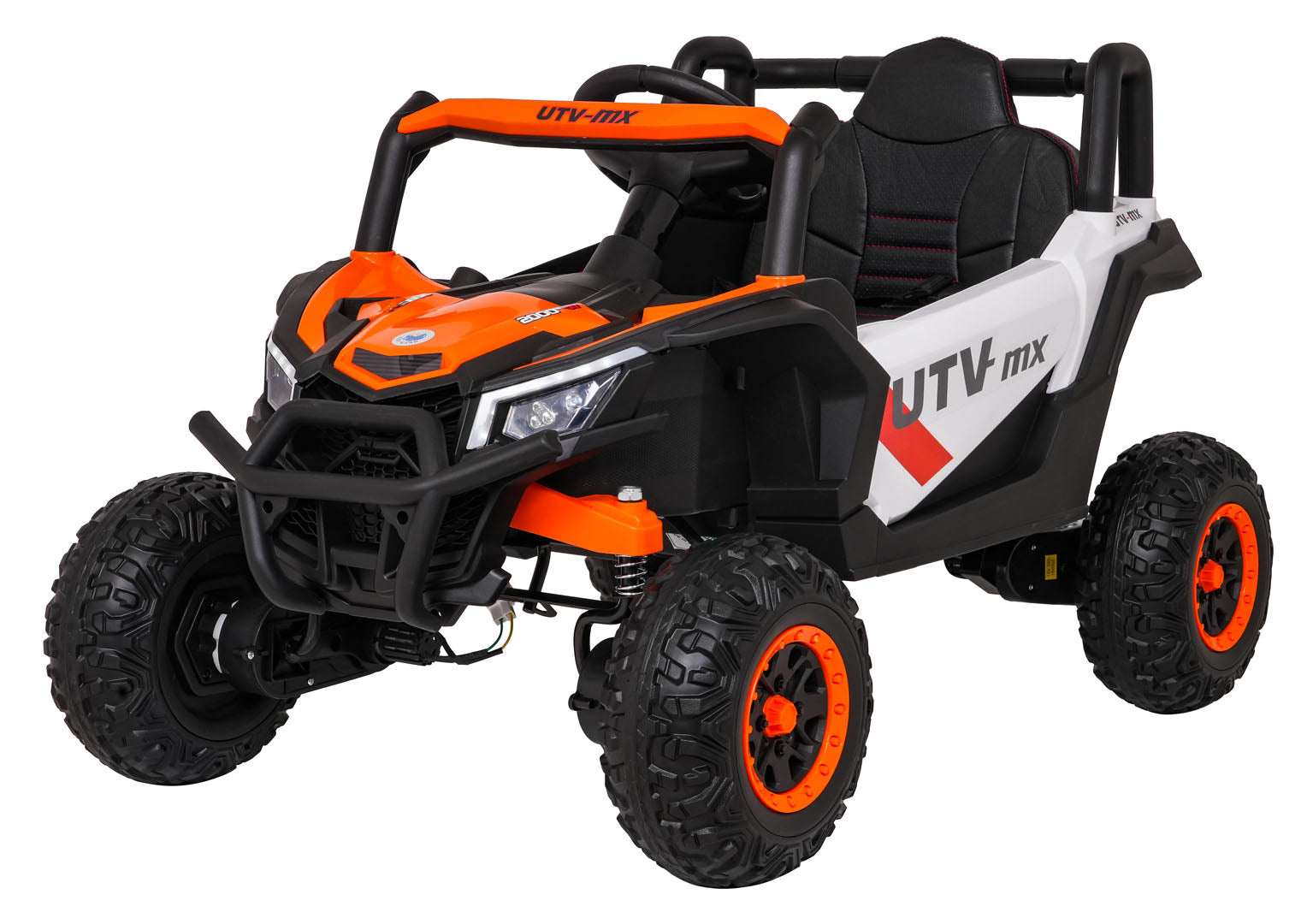 Buggy na akumulator Madman UTV-MX 4x4 - bijelo/narančasti