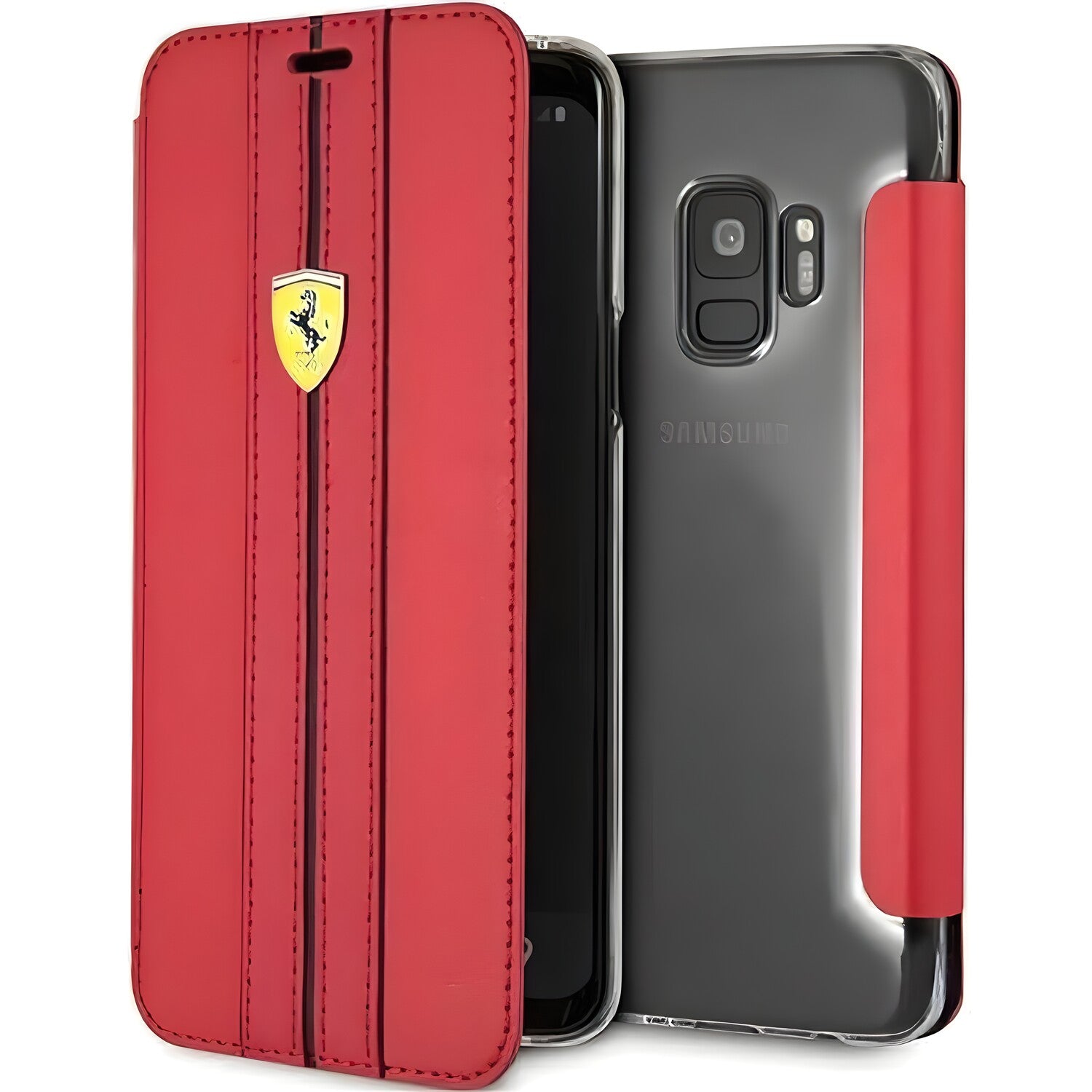 Knjižna maska Ferrari Urban Book za Samsung Galaxy S9 - Crvena KP38109