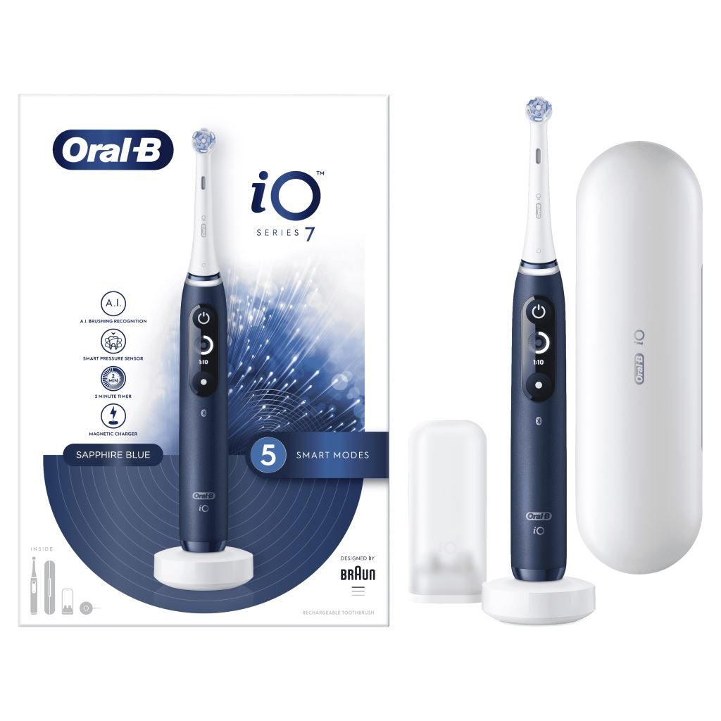 Oral-B iO iO7 Odrasli Rotirajuća četkica za zube Plavo
