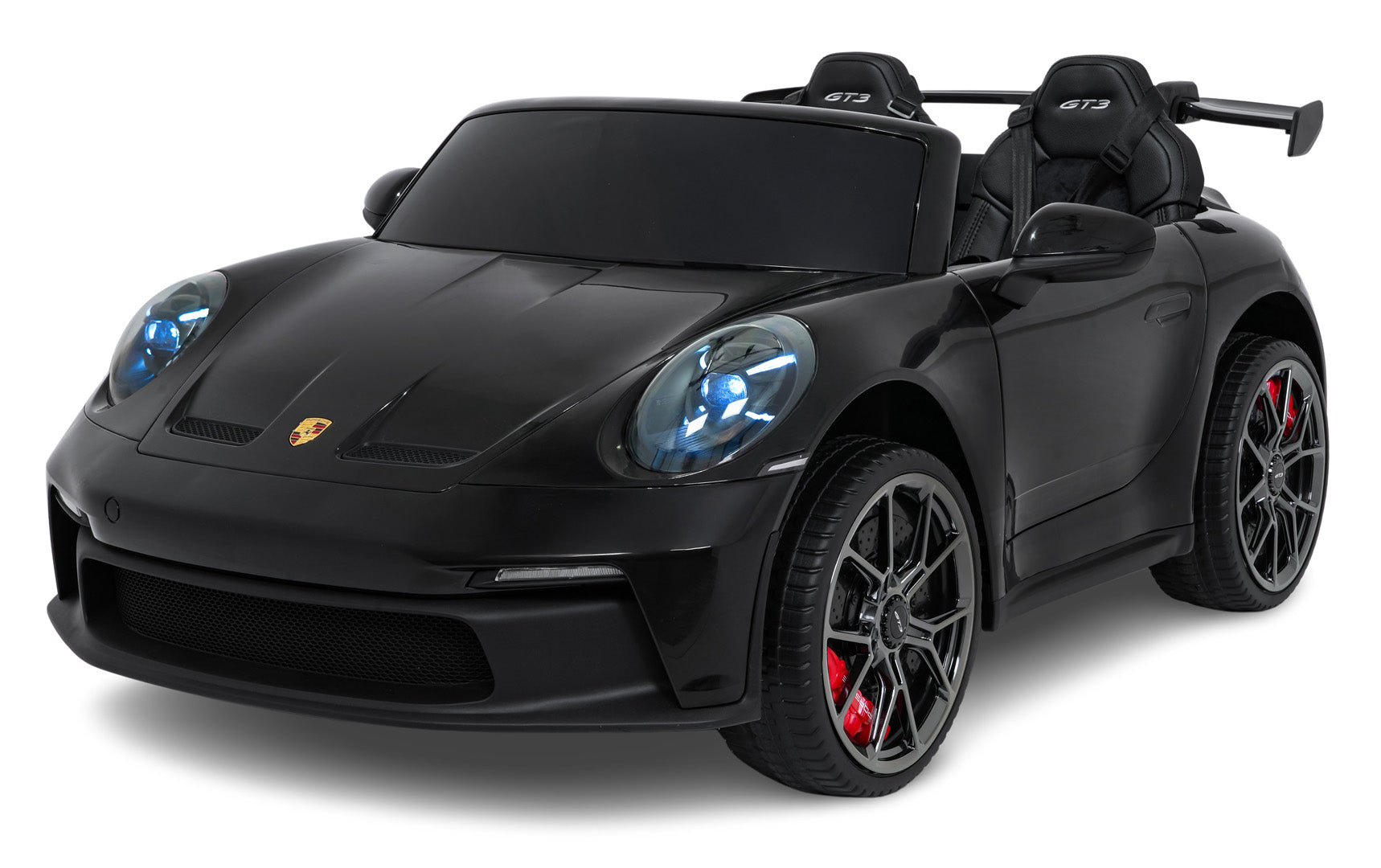 Licencirani auto na akumulator Porsche 911 GT3 4x4 STRONG - dvosjed - crni