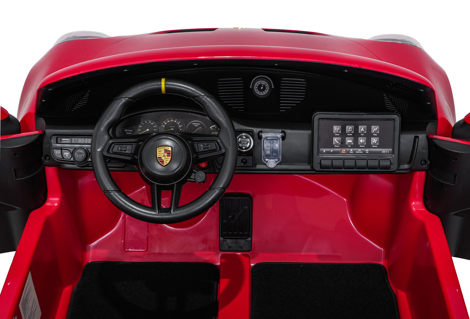 Licencirani auto na akumulator Porsche 911 GT3 STRONG - dvosjed - crveni