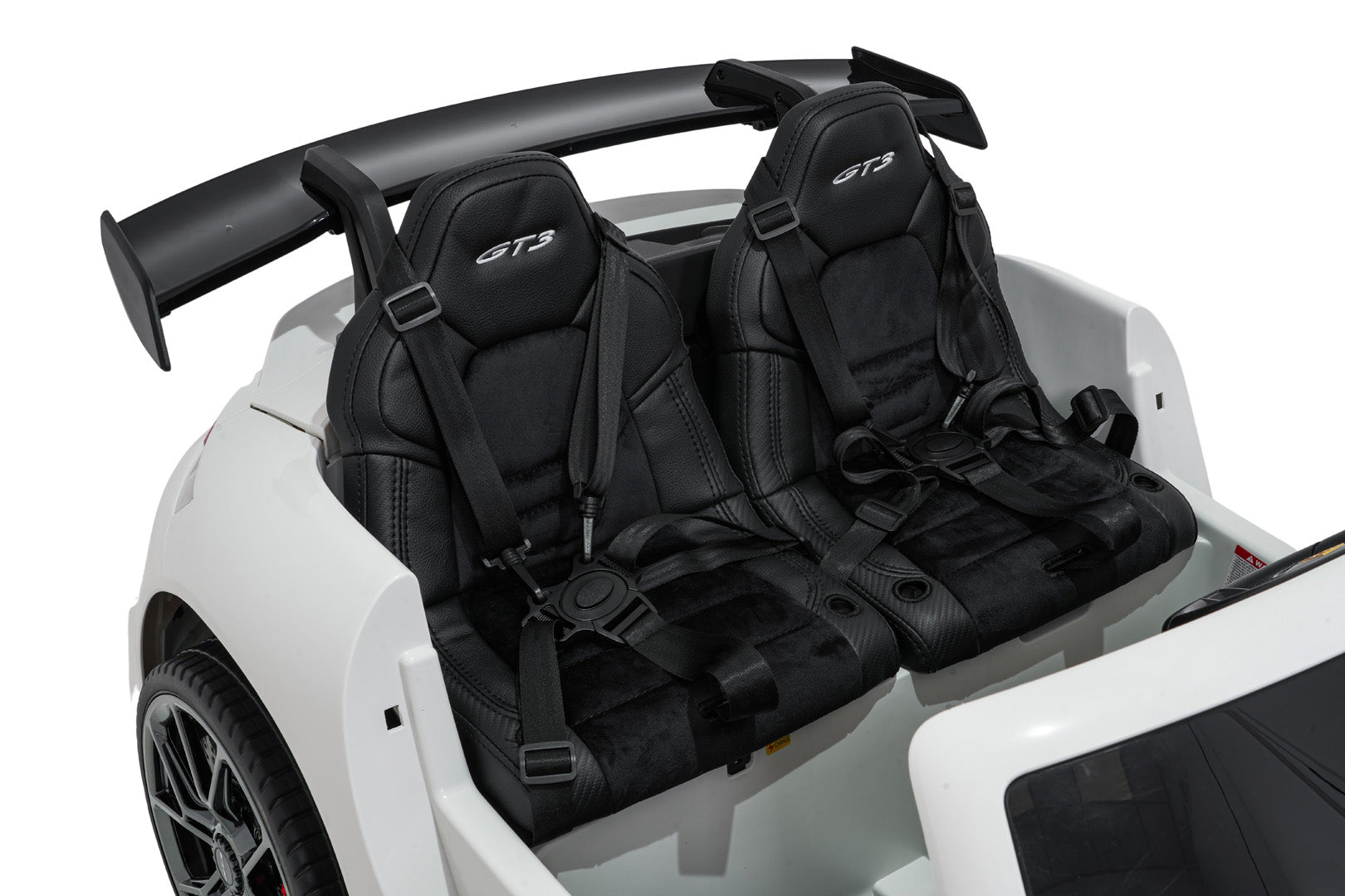Licencirani auto na akumulator Porsche 911 GT3 4x4 STRONG MP4 - dvosjed - bijeli