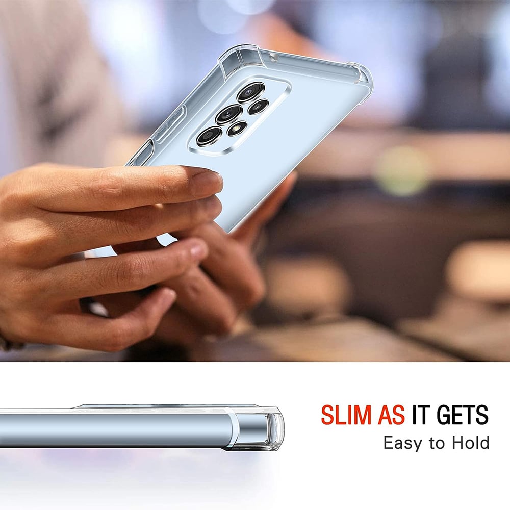 Techsuit Shockproof Clear Silicone prozirna maskica otporna na udarce za Samsung Galaxy A53 5G
