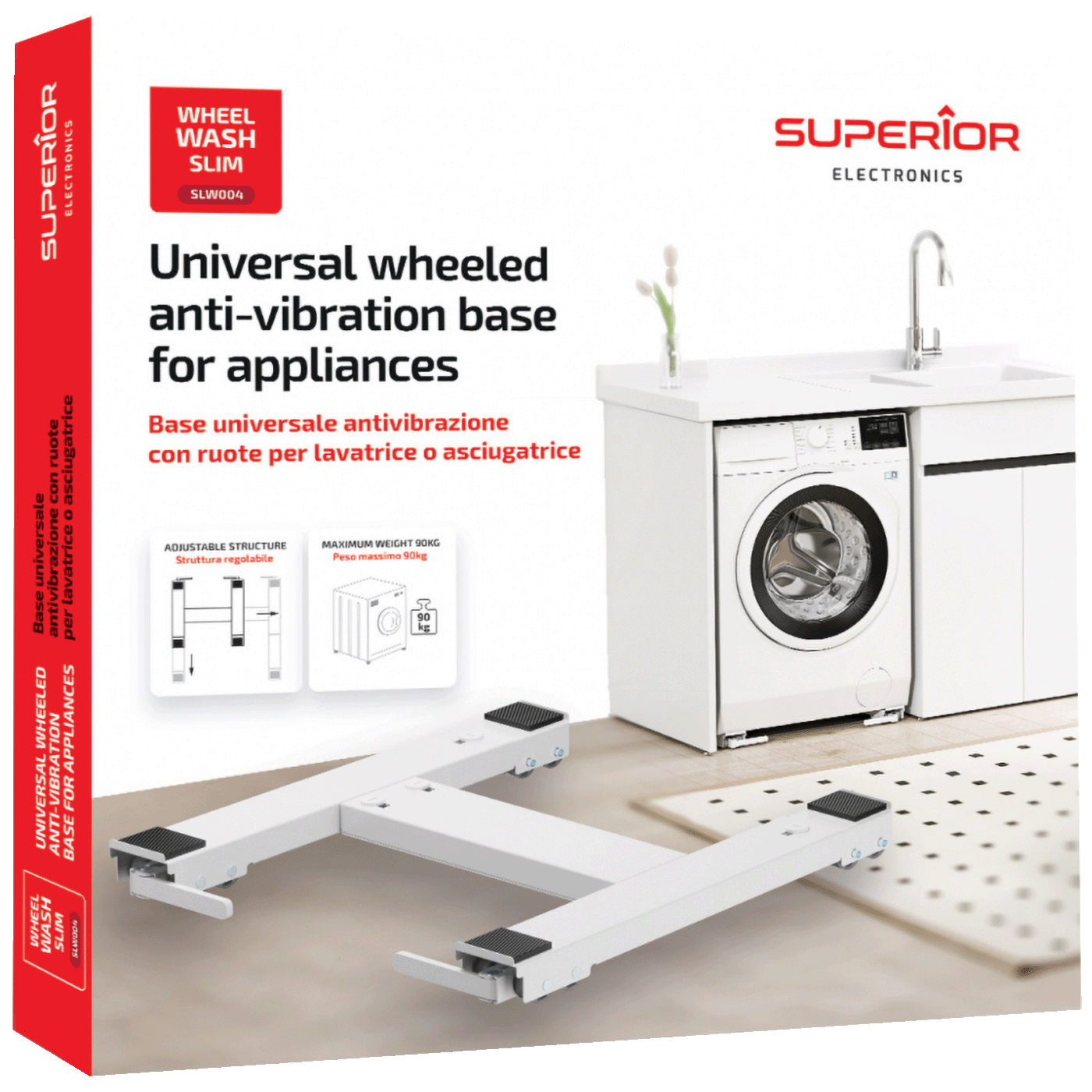 Superior Univerzalna antivibraciona baza na kotačima - Wheel Wash Slim