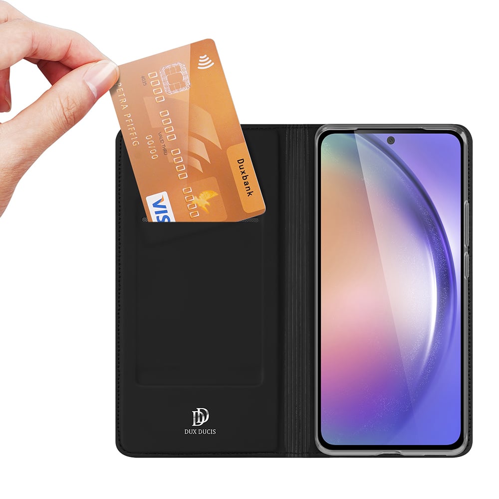 DUX DUCIS Skin Pro – Glatka kožna maska za Samsung Galaxy A55 5G crna