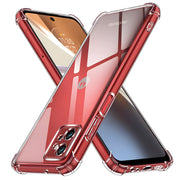 Silikonska futrola s ojačanim rubovima za Motorola Moto G32 - Prozirna KP30016