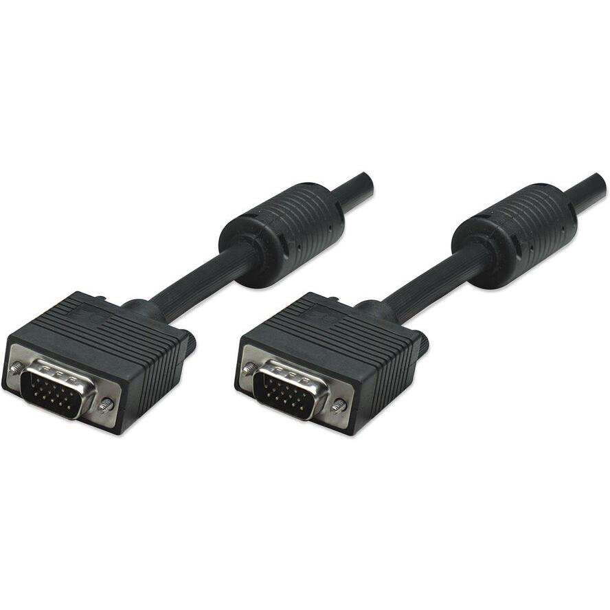 Manhattan 317696 VGA kabel 10 m VGA (D-Sub) Crno