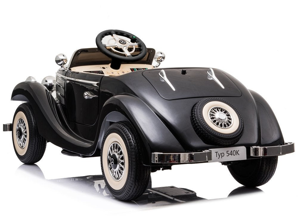 Licencirani auto na akumulator Mercedes 540K - crni
