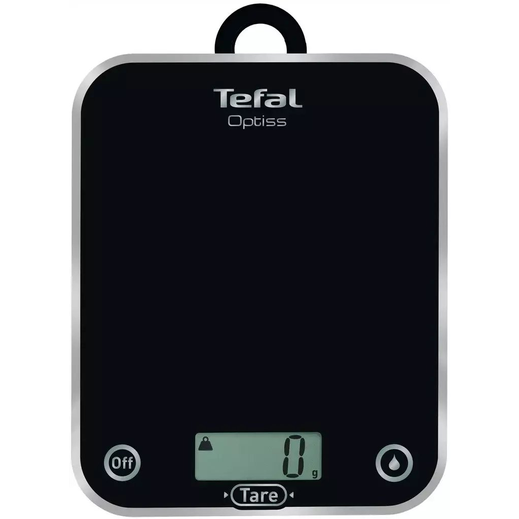 Tefal BC5005V0 kuhinjska vaga Crno Radna ploča Pravokutnik Elektronička kuhinjska vaga