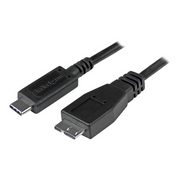 StarTech.com USB31CUB50CM USB kabel 0,5 m USB 3.2 Gen 2 (3.1 Gen 2) USB C Micro-USB B Crno