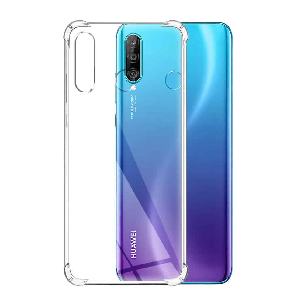 Techsuit Shockproof Clear Silicone prozirna maskica otporna na udarce za Huawei P30 Lite / P30 Lite New Edition