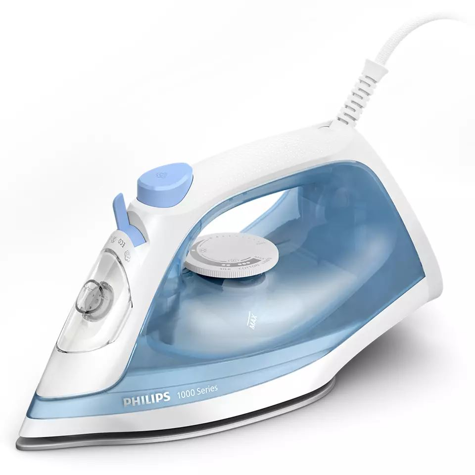 Philips 1000 series DST1030/20 glačalo Pegla na paru Neprijanjajuća ploča za glačanje 2000 W Plavo, Bijelo