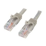 StarTech.com 45PAT10MGR kabel za umrežavanje Sivo 10 m Cat5e U/UTP (UTP)