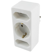 home Strujni razdjeljnik, 2 x EURO + 1 x Shuko utičnica - NV 13/WH