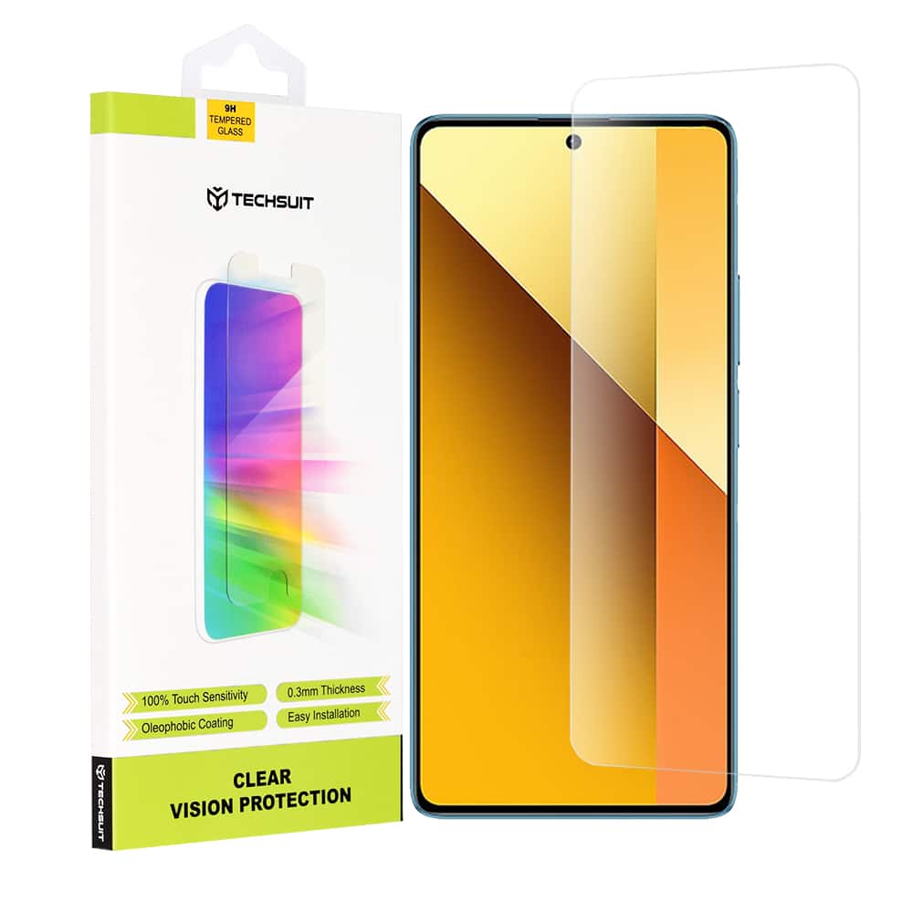 Techsuit – Clear Vision Glass kaljeno staklo za Xiaomi Redmi Note 13 5G / Note 13 Pro 5G / Poco X6