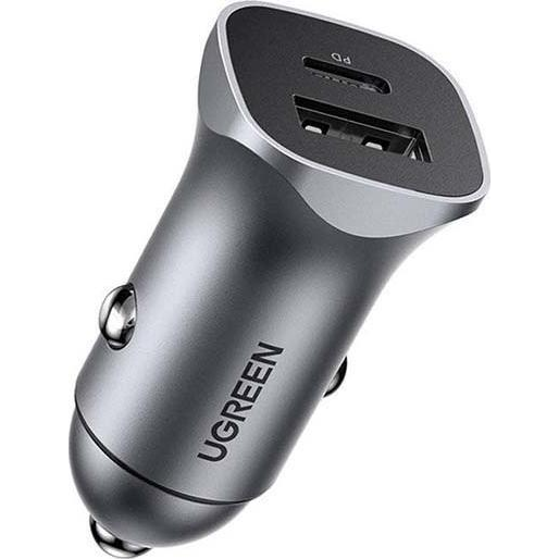 Ugreen 40858 punjač za mobitel Univerzalno Aluminij Upaljač za cigare Brzo punjenje Automatski