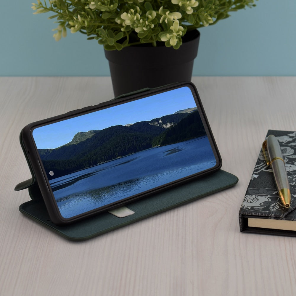 Techsuit Safe Wallet Plus preklopna futrola za Honor X8b – tamno zelena