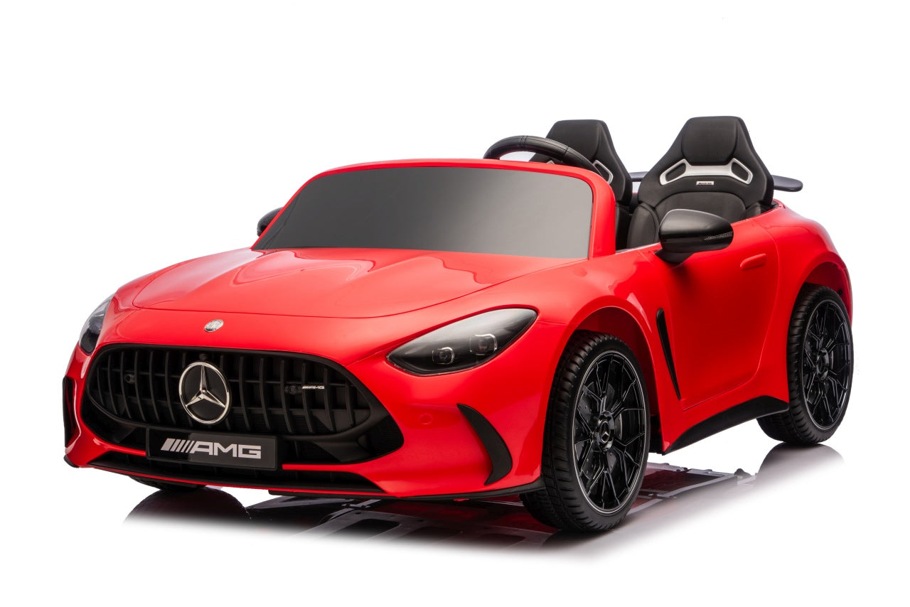 Licencirani auto na akumulator Mercedes Benz GT63 AMG - dvosjed - crveni