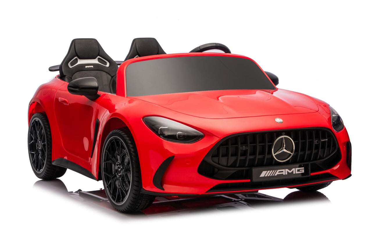 Licencirani auto na akumulator Mercedes Benz GT63 AMG - dvosjed - crveni