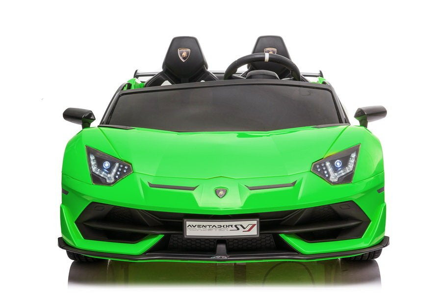 Licencirani auto na akumulator Lamborghini Aventador SX2028 - dvosjed - zeleni