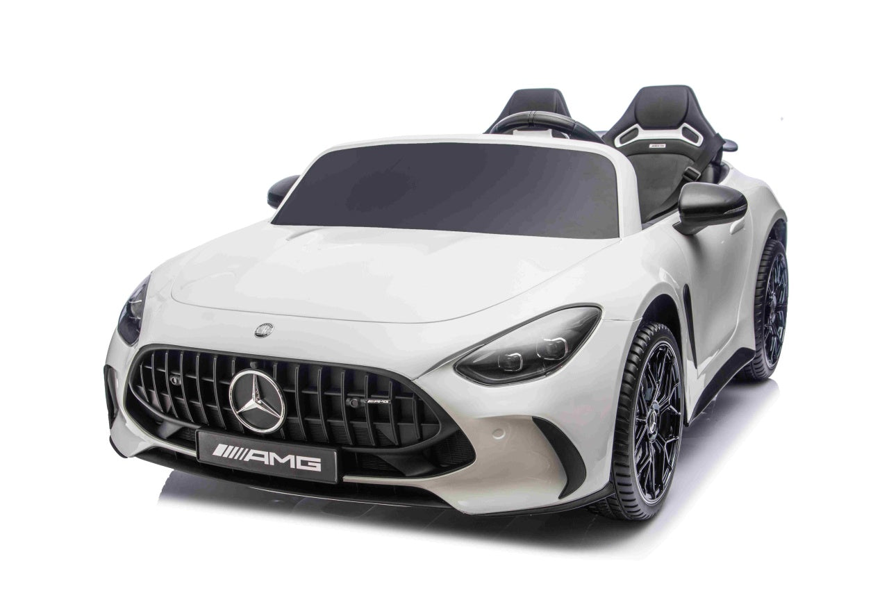 Licencirani auto na akumulator Mercedes Benz GT63 AMG - dvosjed - bijeli