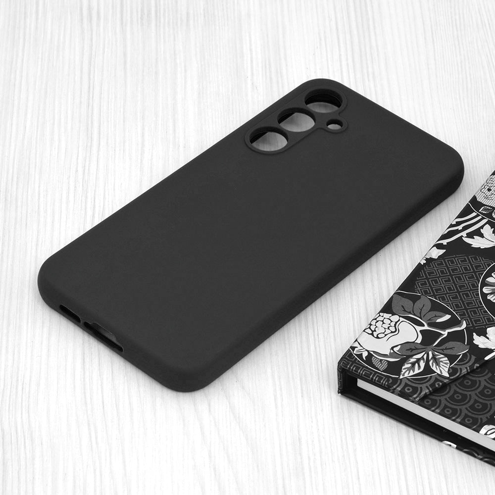 Techsuit Soft Edge Silicone maska za Samsung Galaxy A55 5G crna