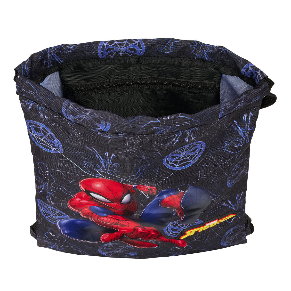 Torba-ruksak s Trakama Spider-Man Attack Crna 26 x 34 x 1 cm