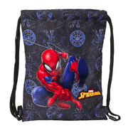Torba-ruksak s Trakama Spider-Man Attack Crna 26 x 34 x 1 cm
