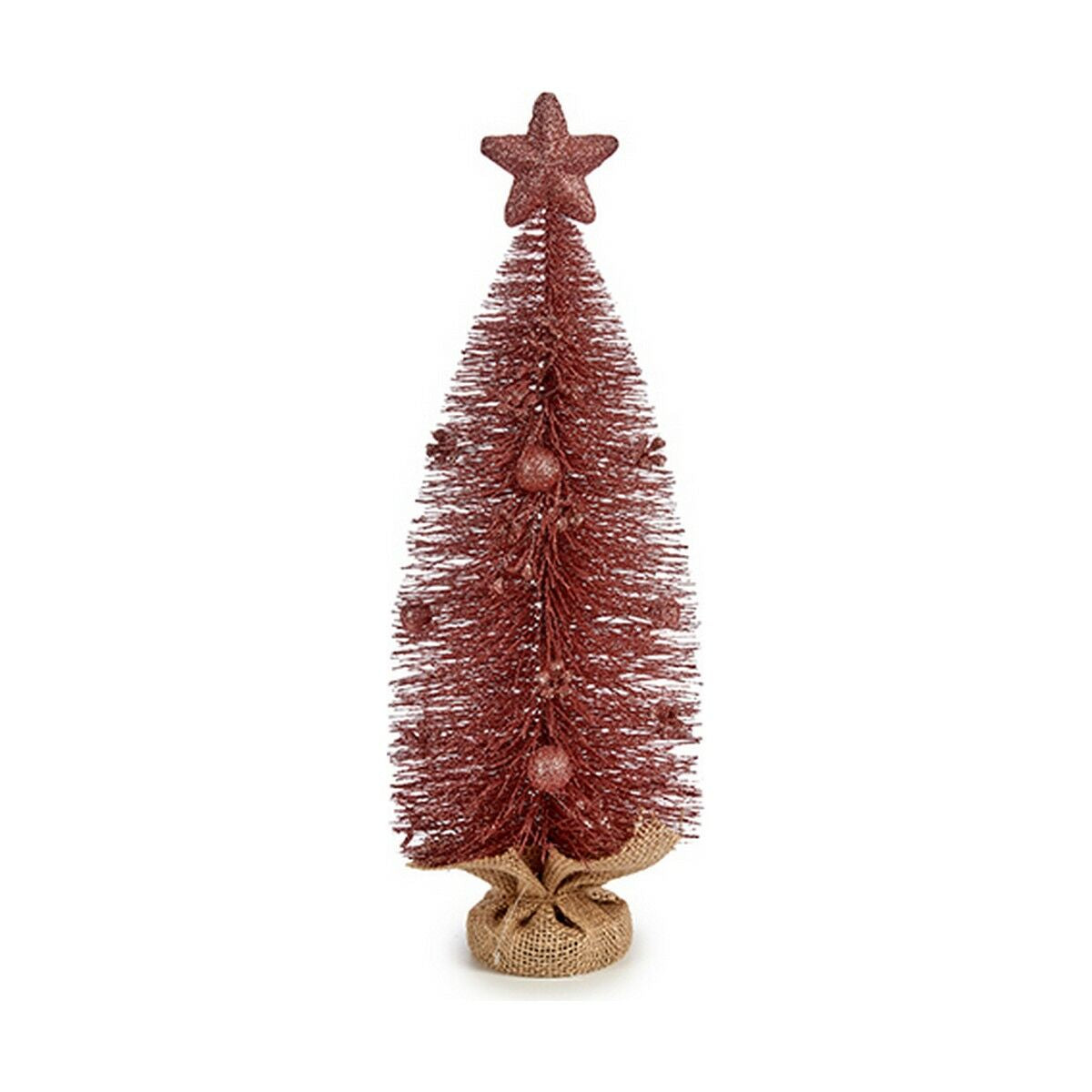 Božićno Drvce s Zvijezdom Krist+ Roza 13 x 41 x 13 cm