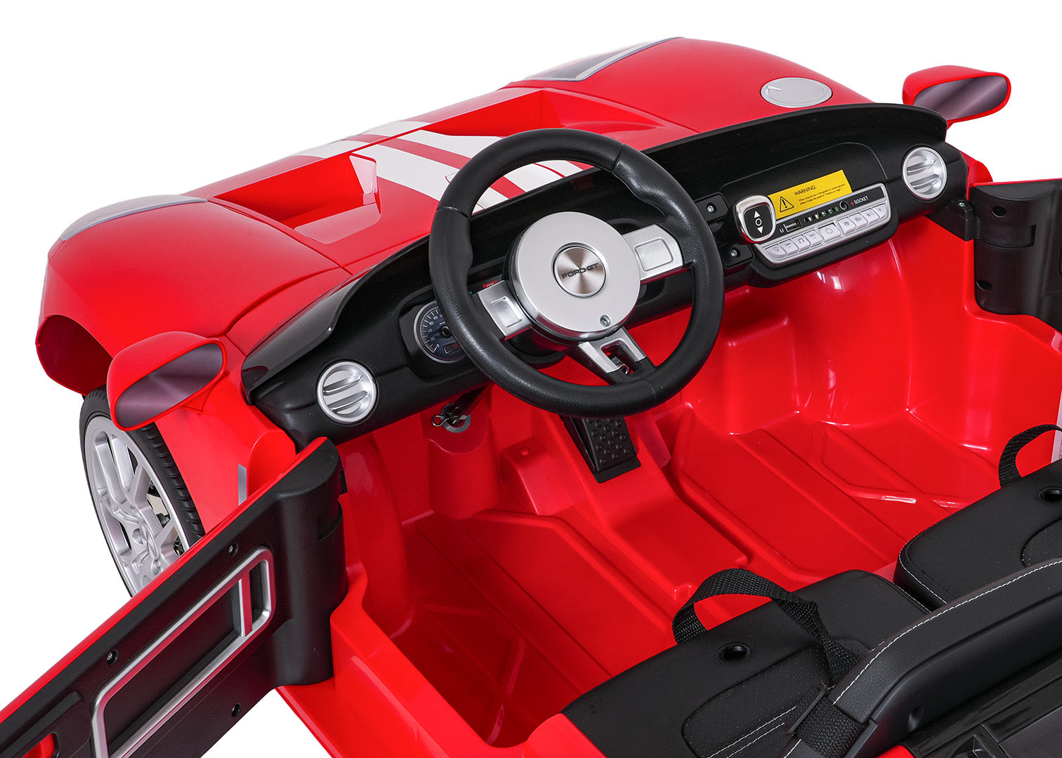 Licencirani auto na akumulator Ford GT 4x4 - dvosjed - crveni
